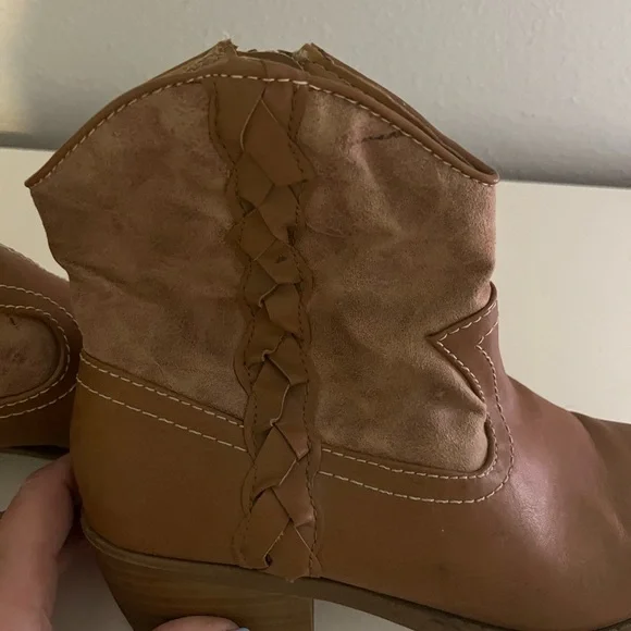 Cowboy style ankle boots - Picture 4 of 4